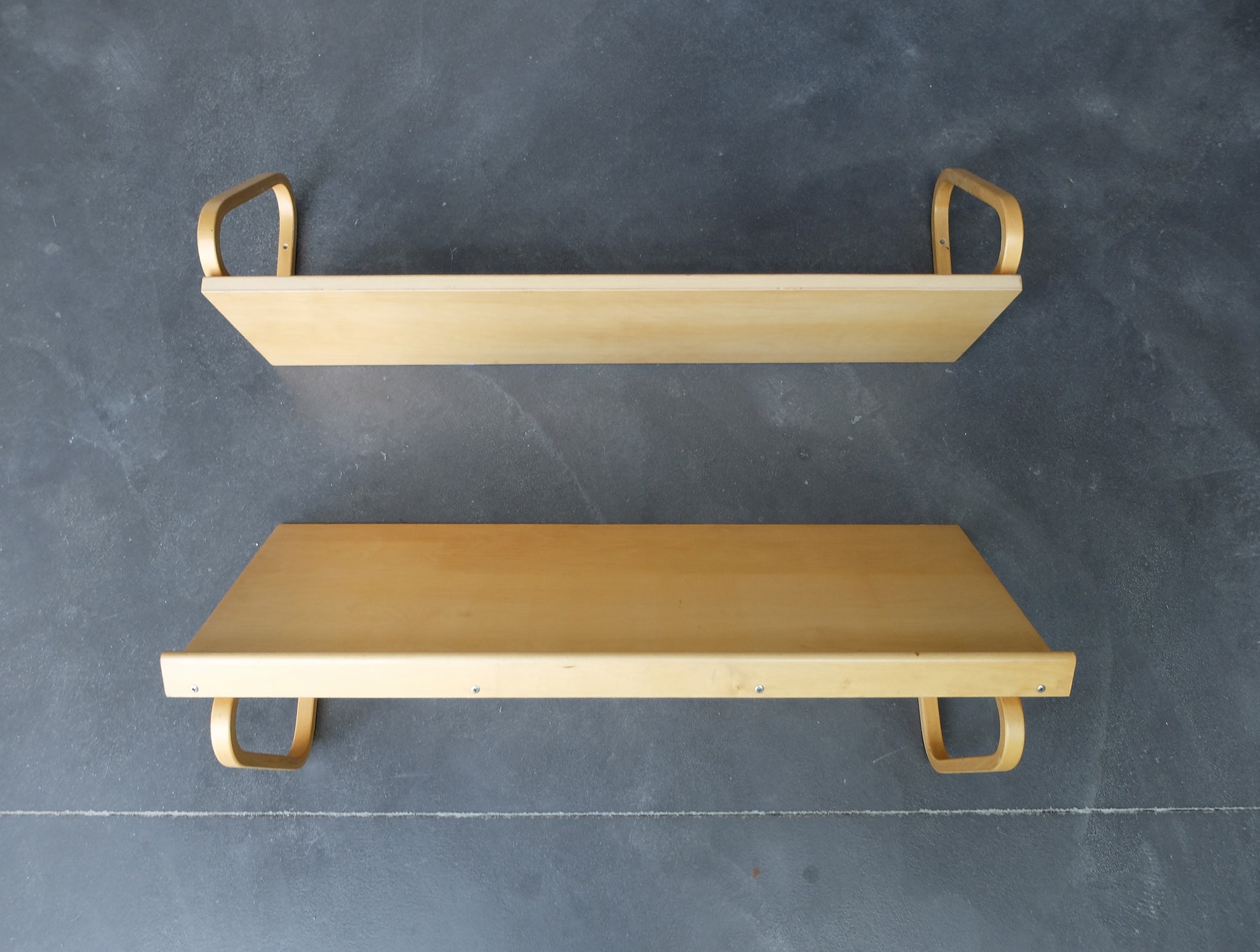 Alvar Aalto book Shelves A112 by Artek, Finland, Set of 2