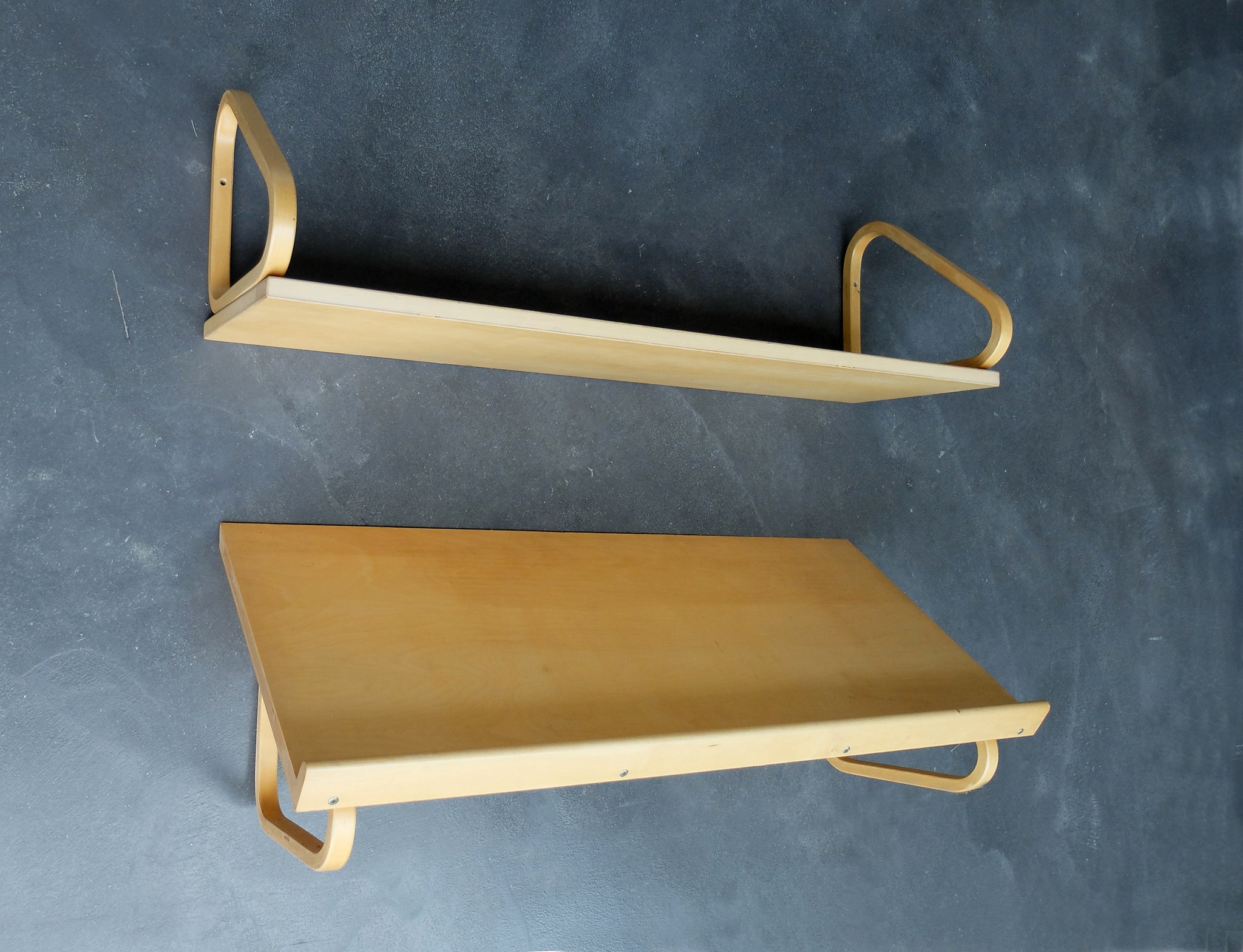 Alvar Aalto book Shelves A112 by Artek, Finland, Set of 2