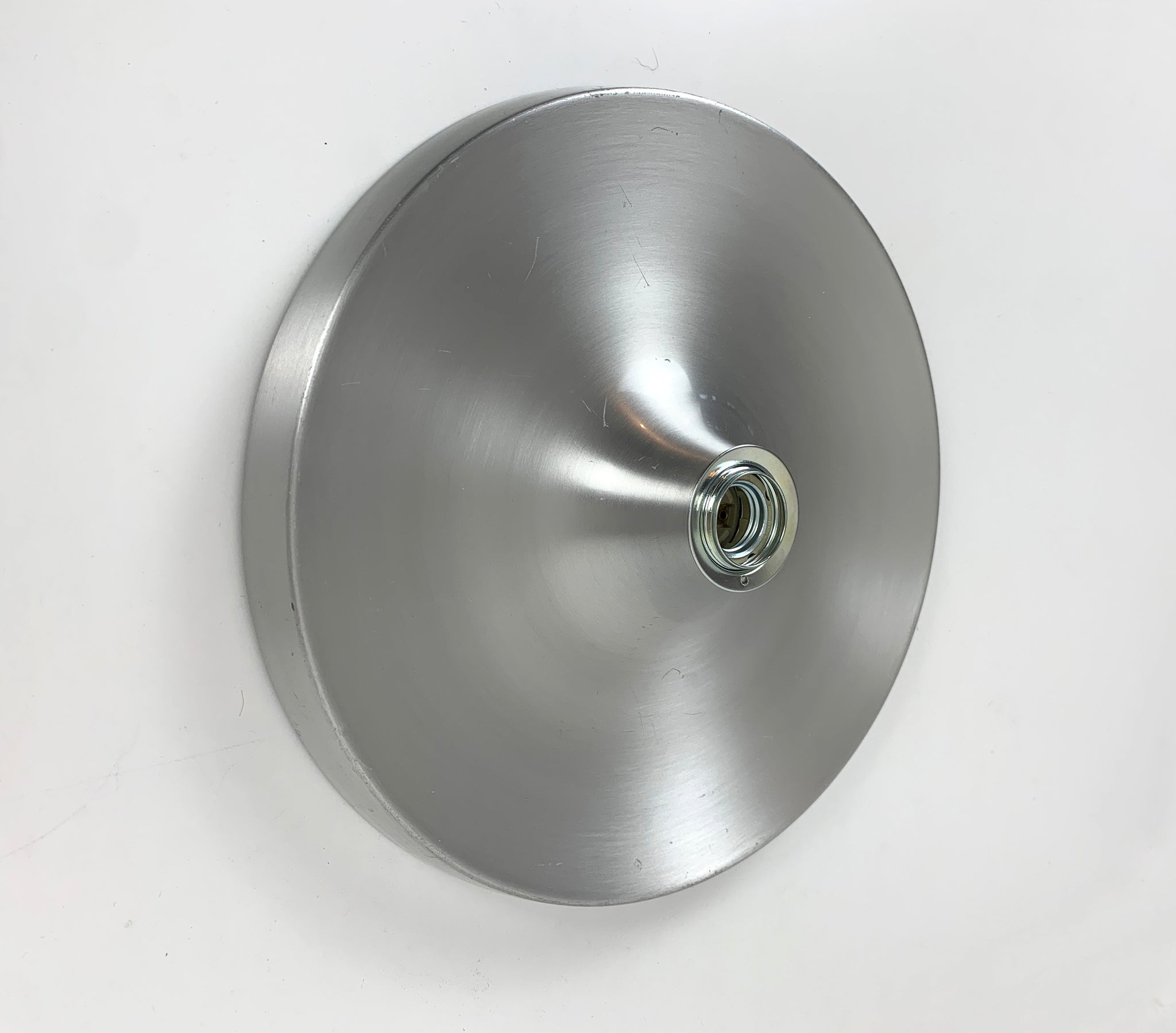 Mid-Century Brushed Aluminium Sconce from Les Arcs Station by Charlotte Perriand