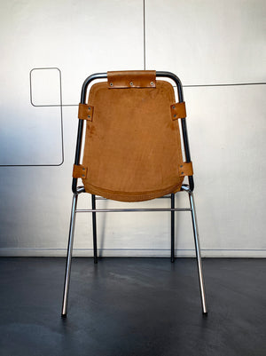 Vintage Les Arcs Dining Chair by Charlotte Perriand N°1, 1960s