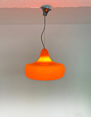 Mid-Century Murano Glass Pendant Lamp by Alessandro Pianon for Vistosi, 1960s