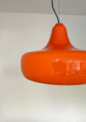 Mid-Century Murano Glass Pendant Lamp by Alessandro Pianon for Vistosi, 1960s