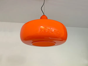 Mid-Century Murano Glass Pendant Lamp by Alessandro Pianon for Vistosi, 1960s