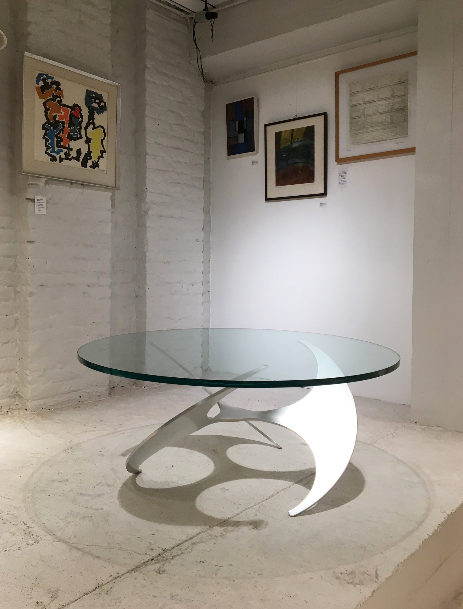 Mid-Century Propeller Coffee Table by Knut Hesterberg for Ronald Schmitt, 1960s