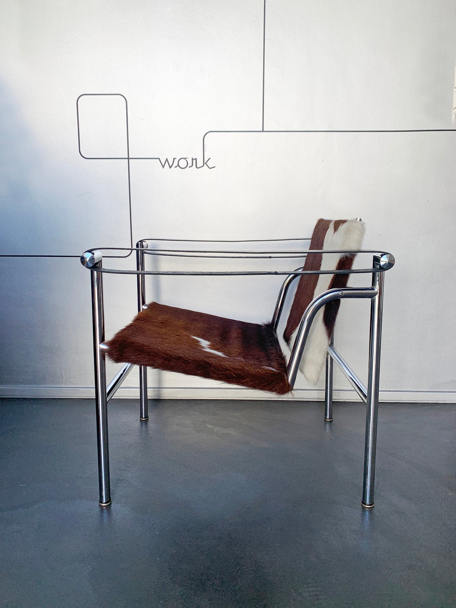 Early Early LC1 Chair by Le Corbusier, Pierre Jeanneret and Charlotte Perriand for Cassina, 1960