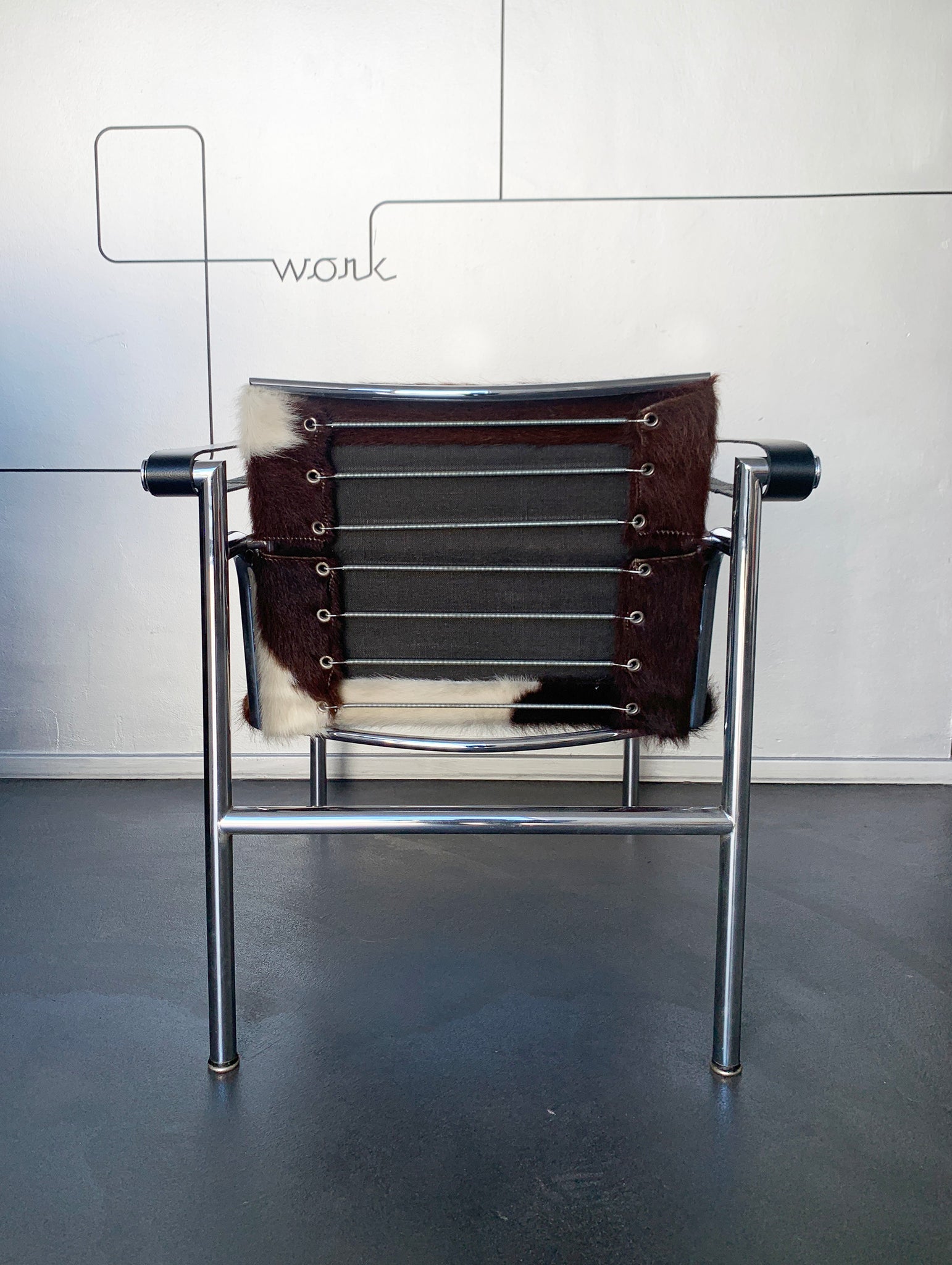 Early Early LC1 Chair by Le Corbusier, Pierre Jeanneret and Charlotte Perriand for Cassina, 1960